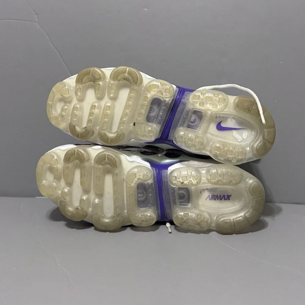 Nike Air Vapormax Plus Mens Size US 10.5 White Fierce Purple Grape Sneakers - Picture 11 of 16